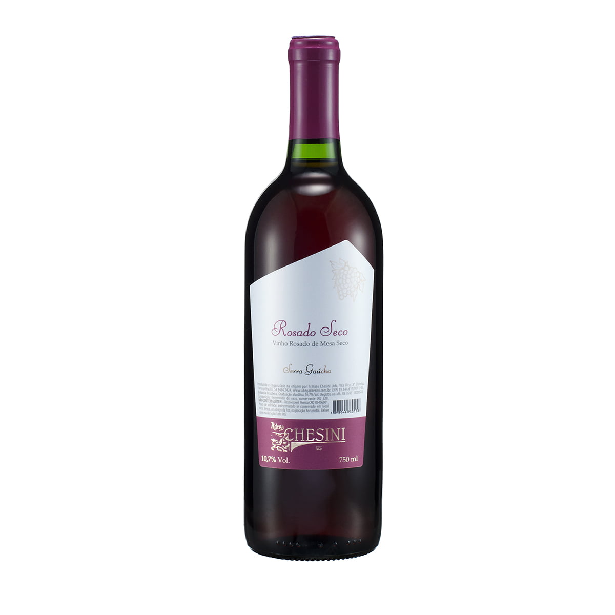 Vinho Adega Chesini Rosado Seco 750ml