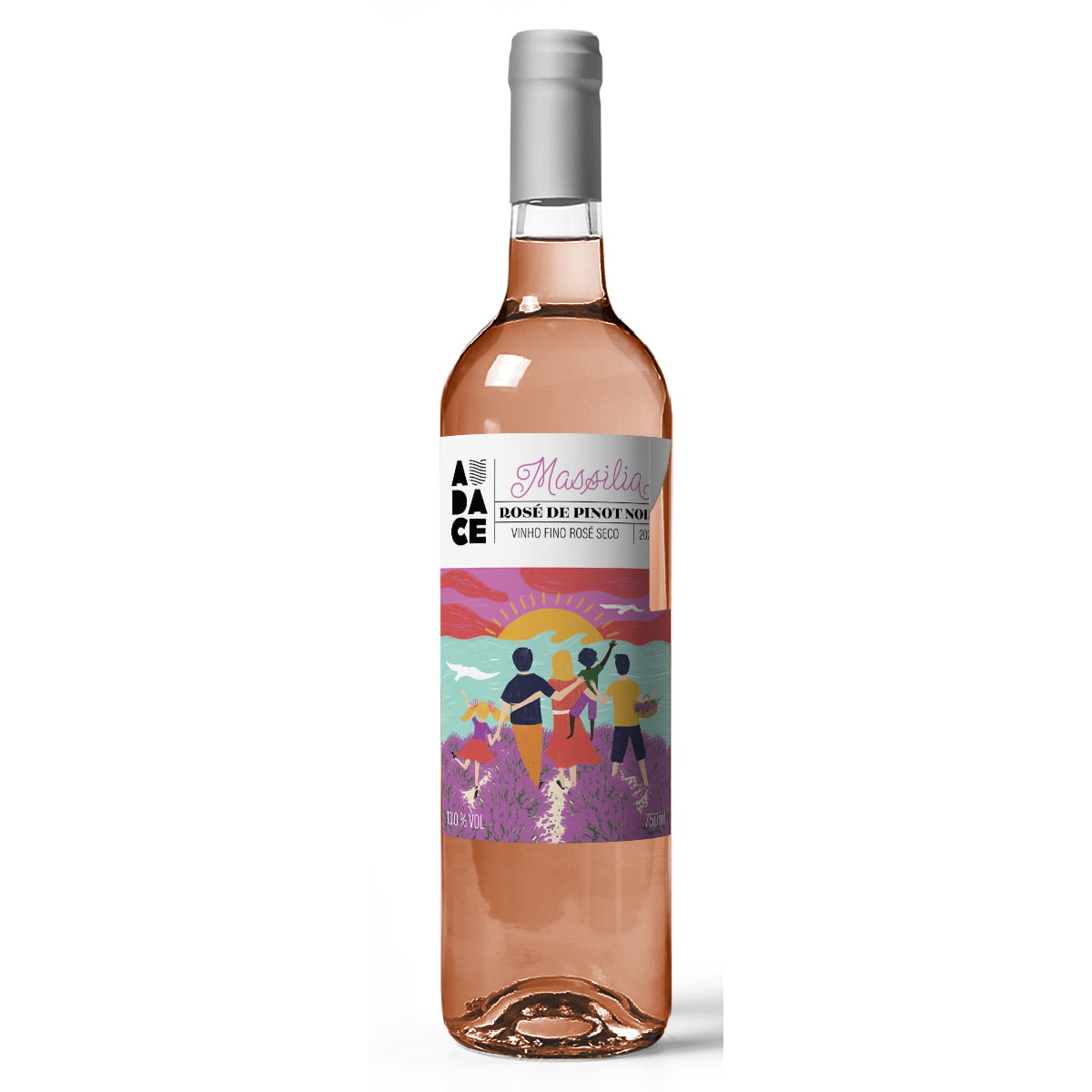 Vinho Audace Massilia Rosé de Pinot Seco 750ml