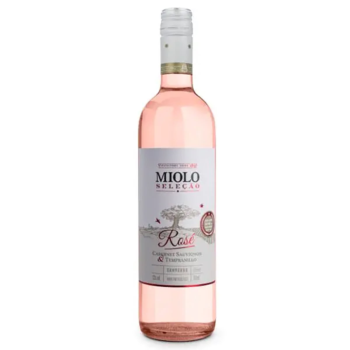 Vinho Miolo Seleção Cabernet Sauvignon/Tempranillo Rosé Seco 750ml
