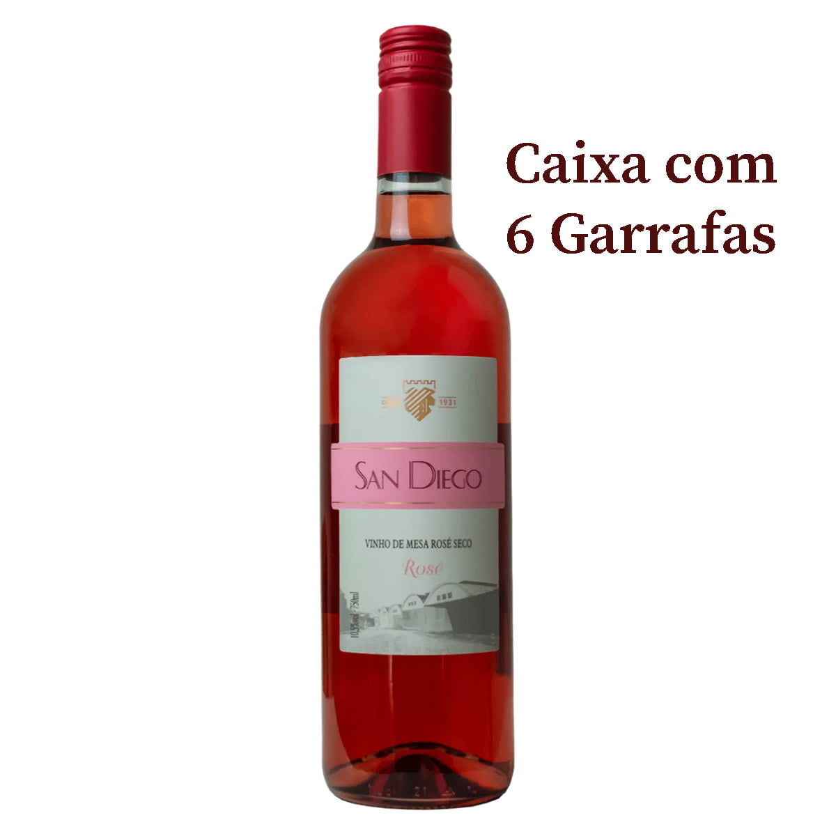 Vinho San Diego Isabel Rosé Seco 750ml C/6