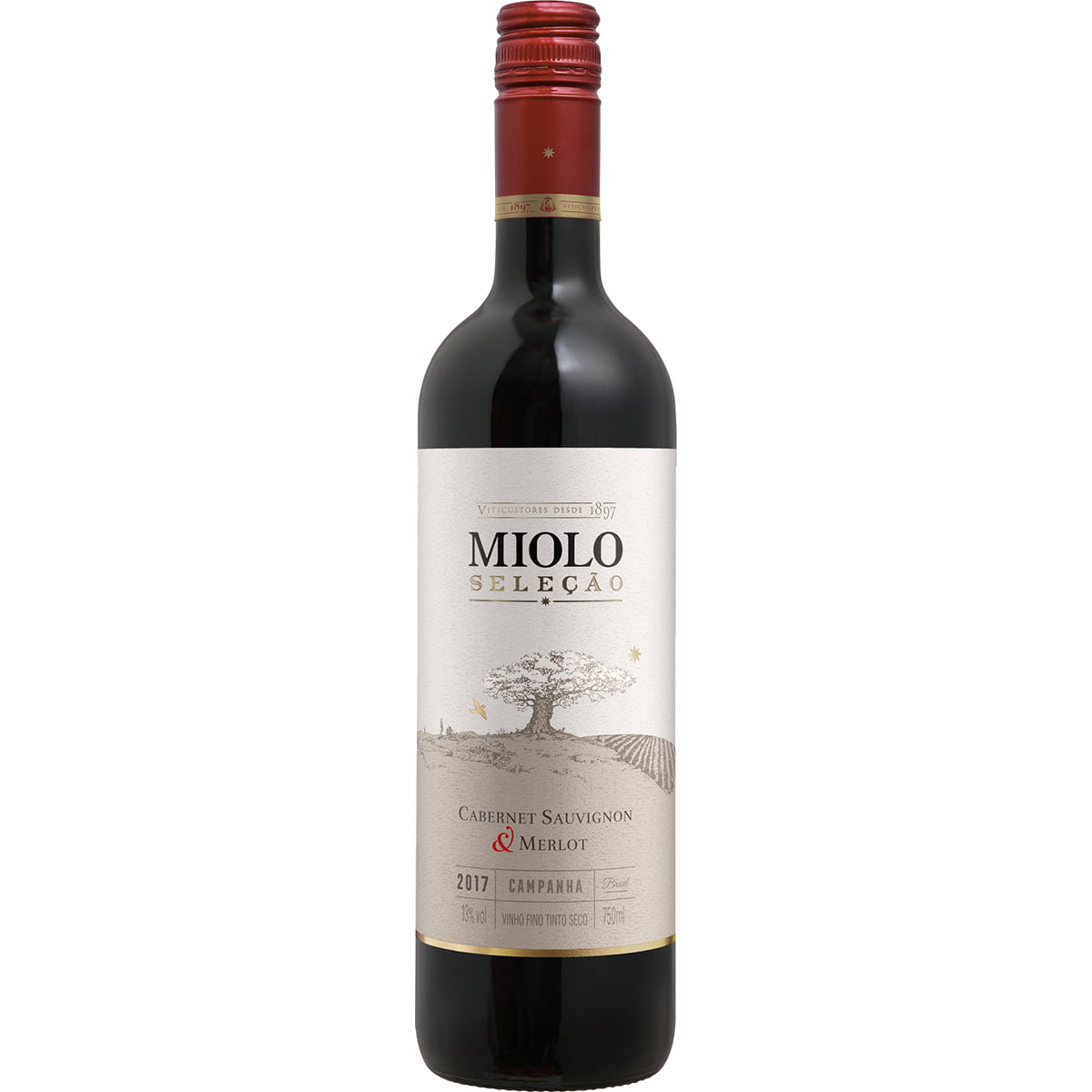 Vinho Miolo Seleção Cabernet Sauvignon/Merlot Tinto Seco 750ml