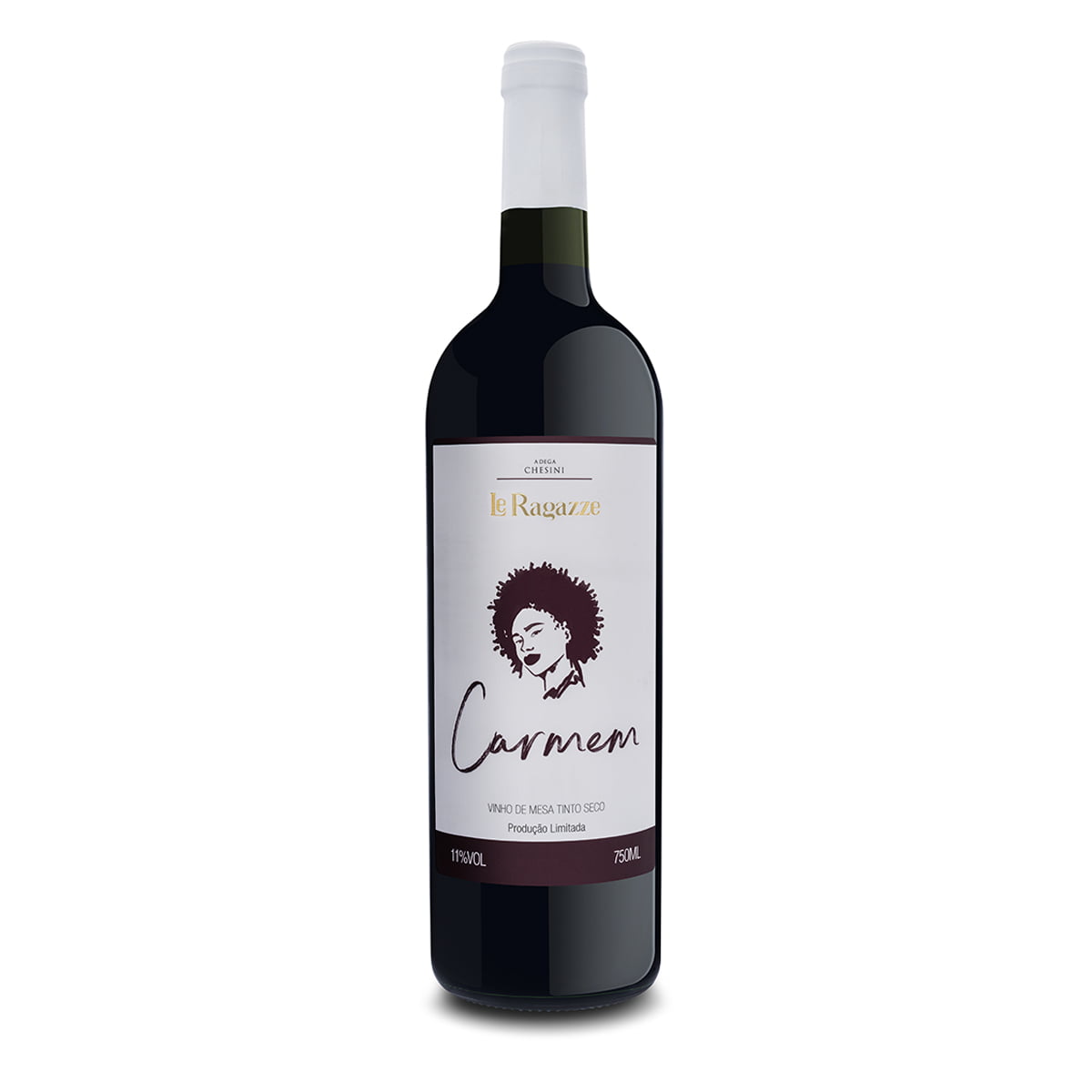 Vinho Adega Chesini Le Ragazze Carmem Tinto Seco 750ml