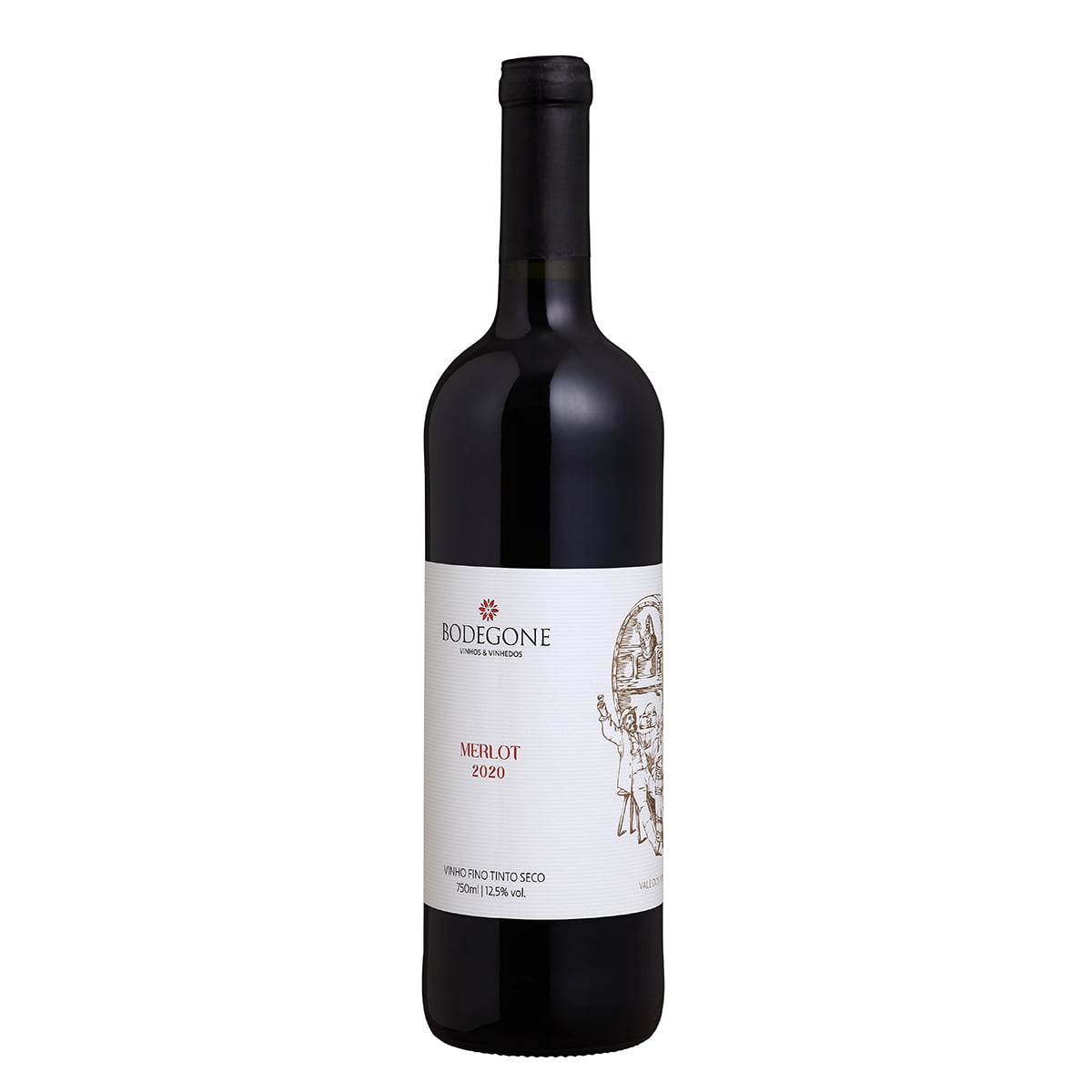 Vinho Bodegone Merlot Tinto Seco 750ml