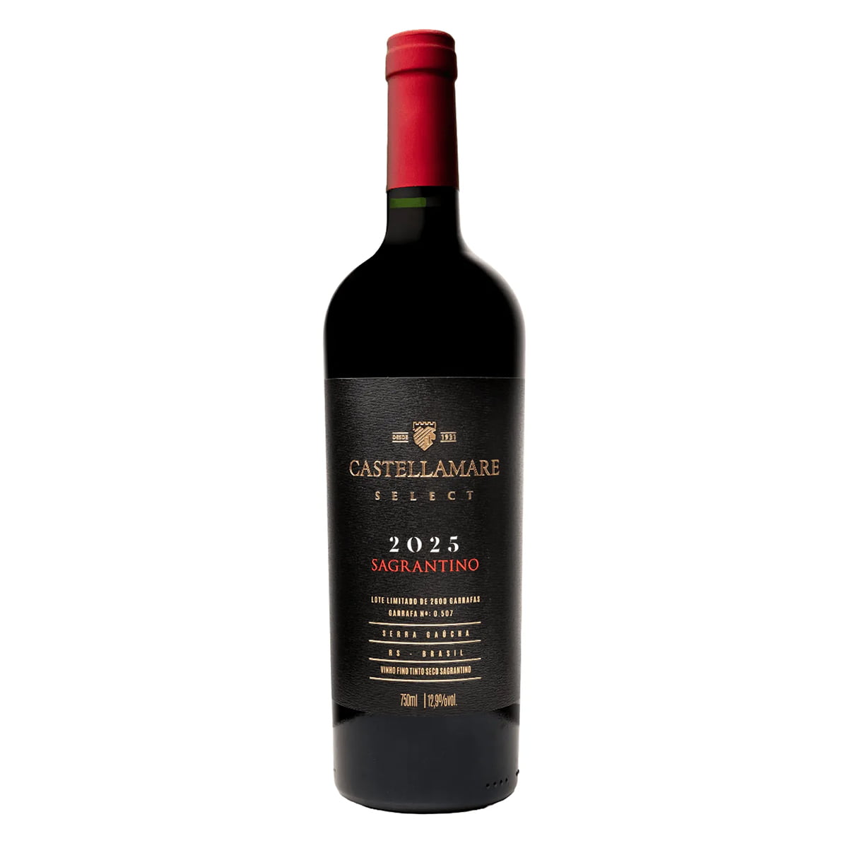 Vinho Castellamare Select Sagrantino Tinto Seco 750ml