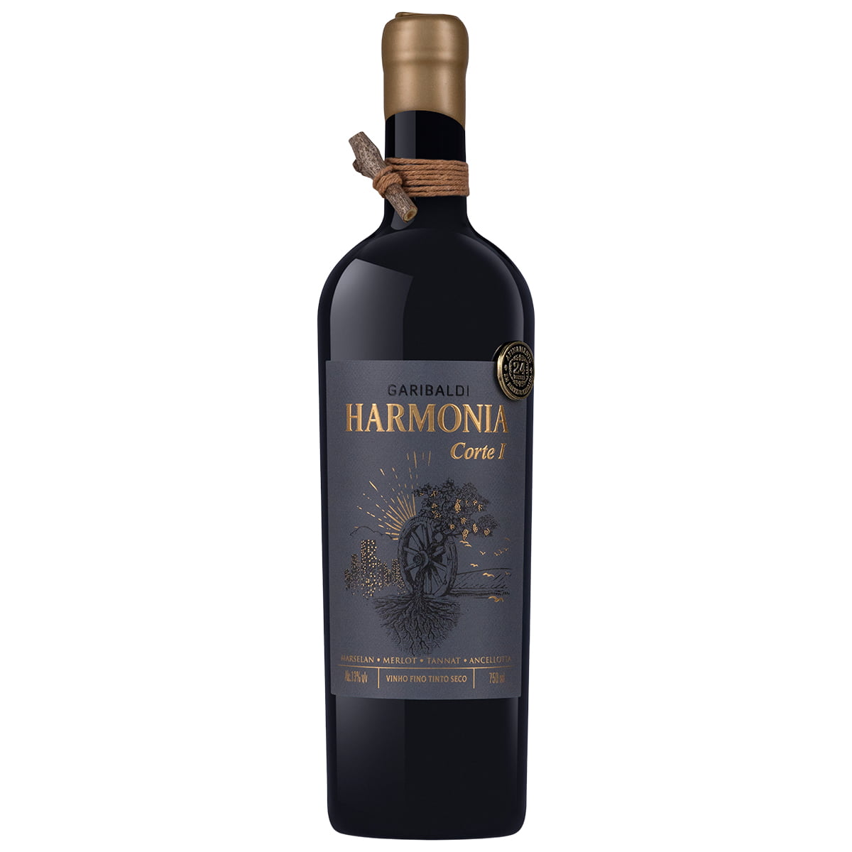 Vinho Garibaldi Harmonia Corte I Vinho Tinto Seco 750ml