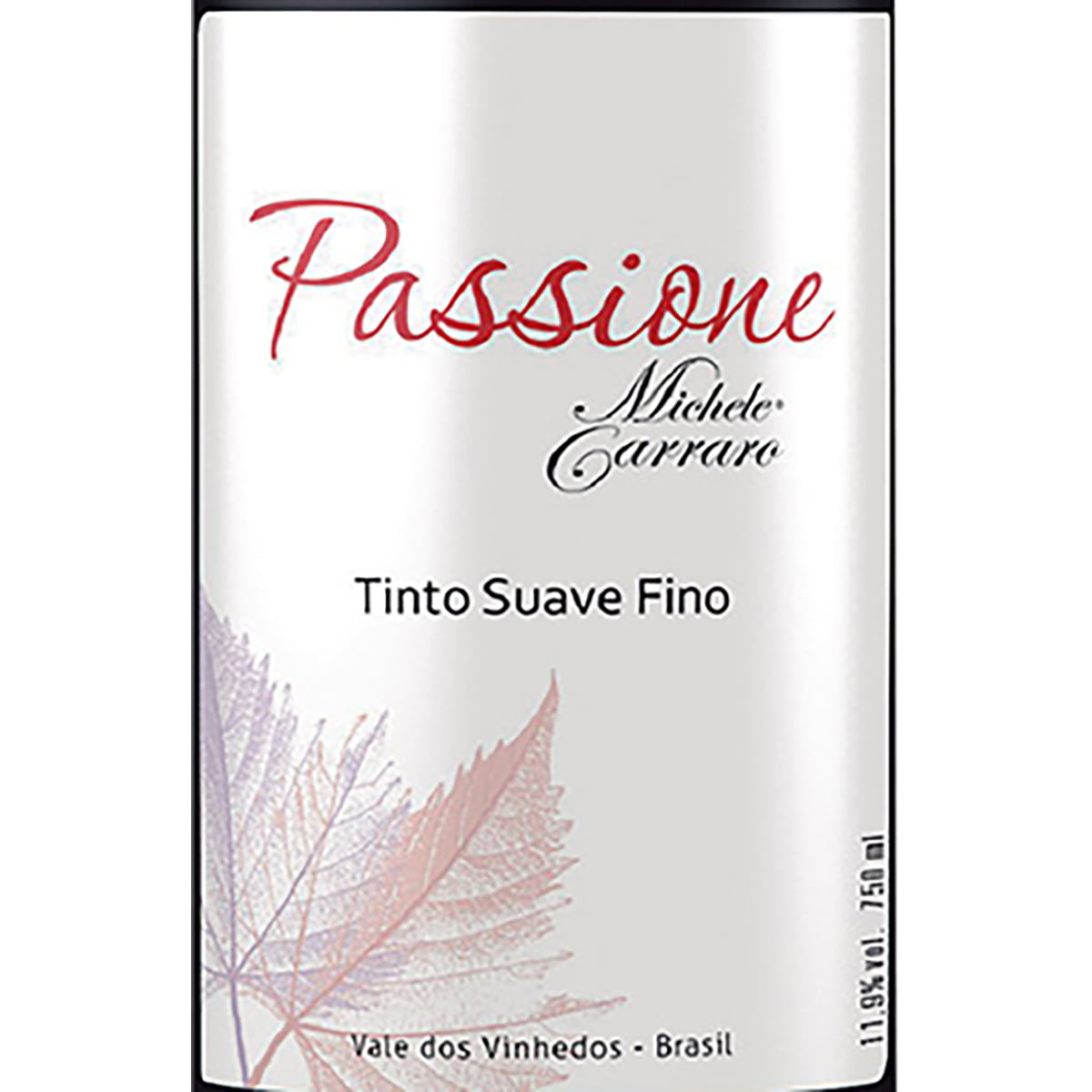 Vinho Michele Carraro Passione Tinto Suave 750ml