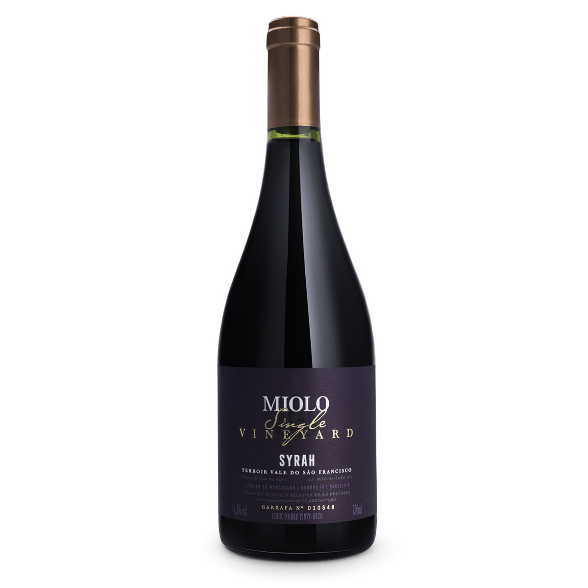 Vinho Miolo Single Vineyard Syrah Tinto Seco 750ml