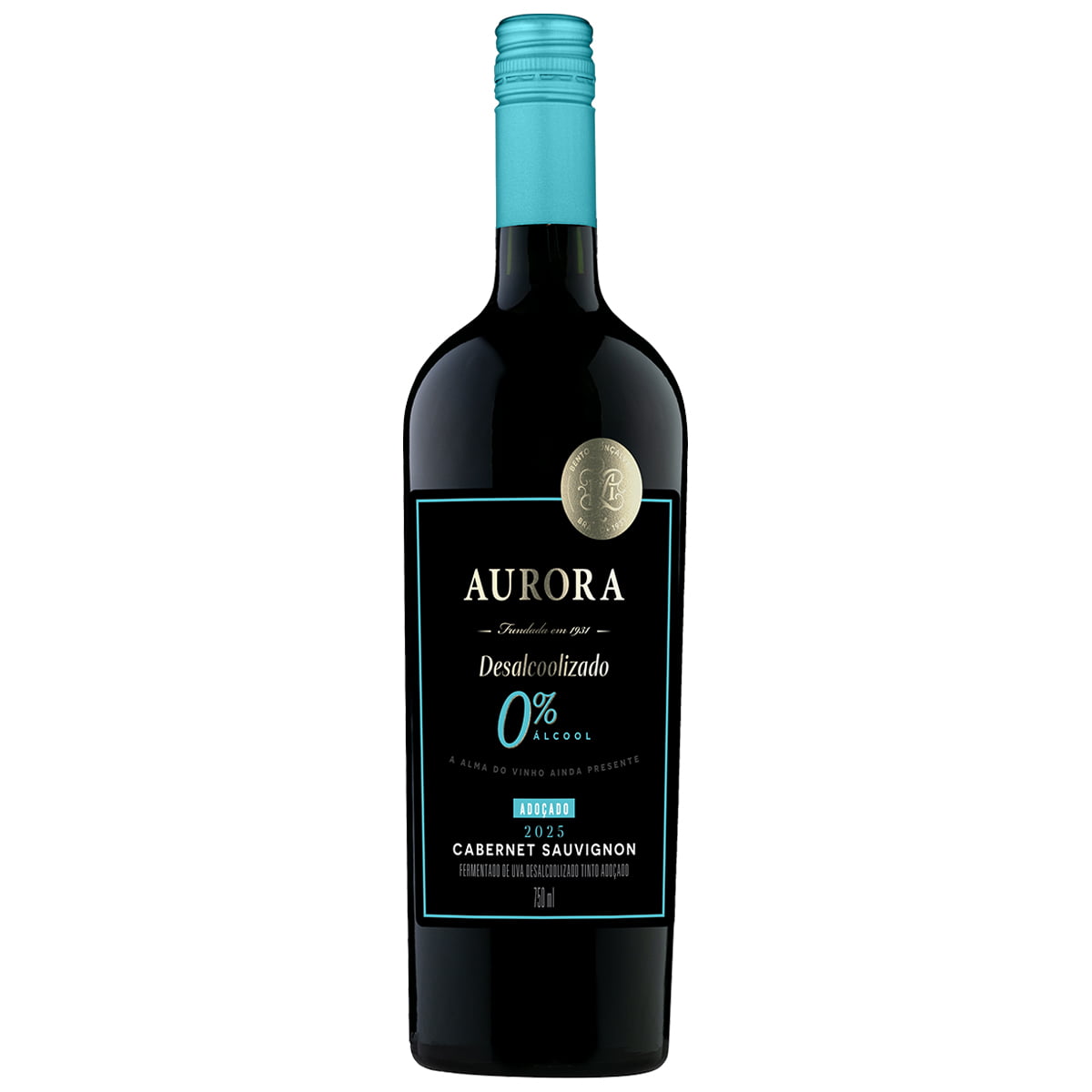 Vinho Aurora Desalcoolizado Cabernet Sauvignon Tinto Adoçado 750ml