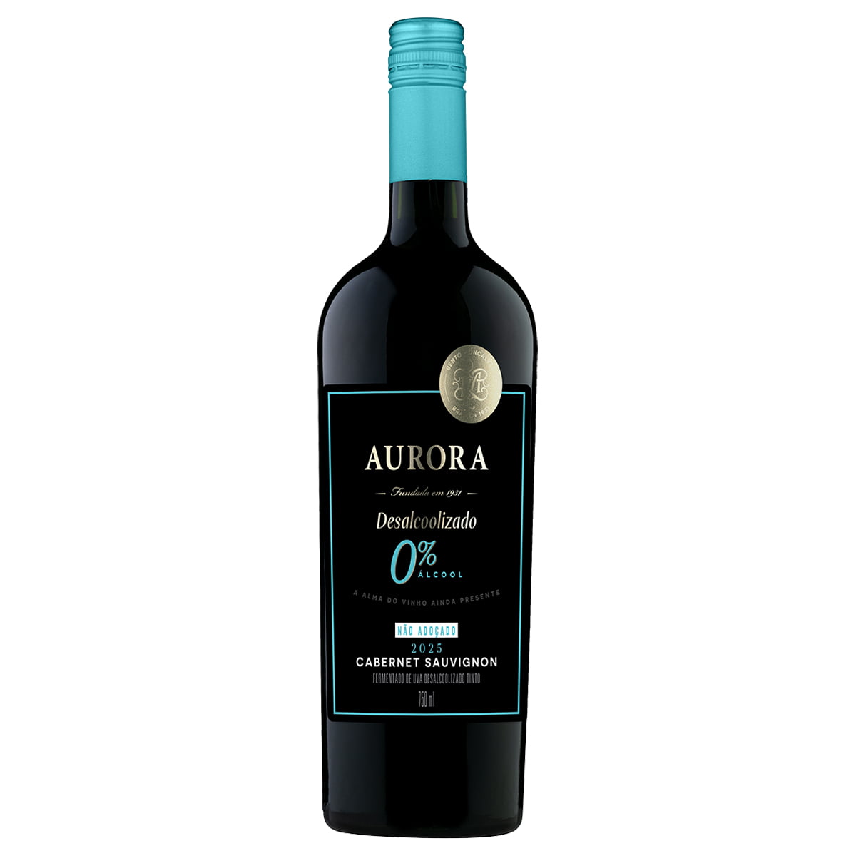 Vinho Aurora Desalcoolizado Cabernet Sauvignon Tinto Não Adoçado 750ml