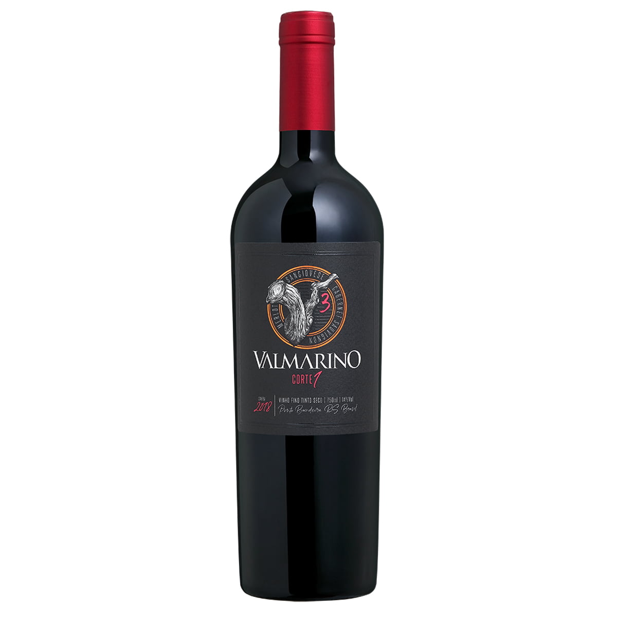 Vinho Valmarino V3 Corte 1 Tinto Seco 750ml