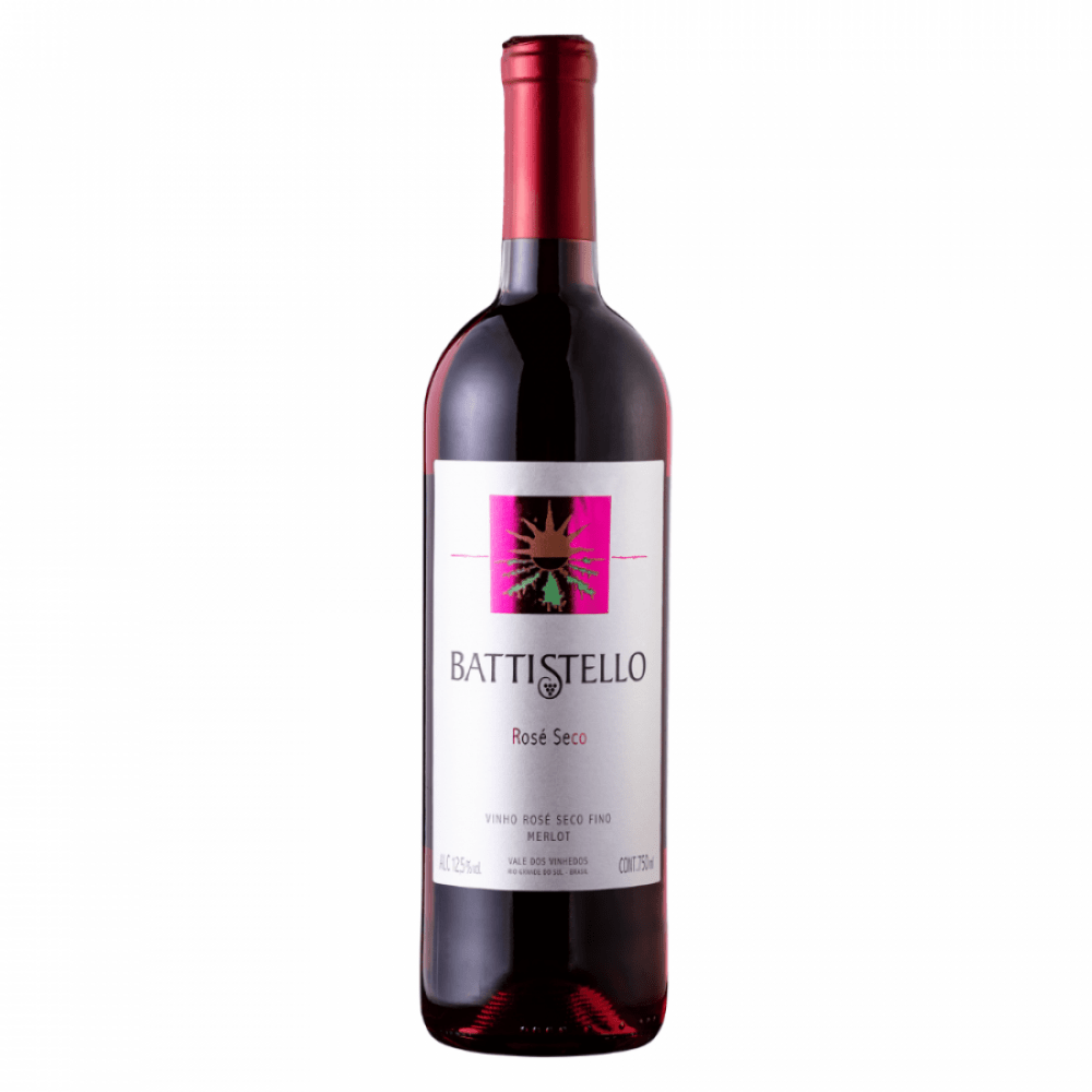 Battistello Merlot Vinho Rosé Seco 750ml